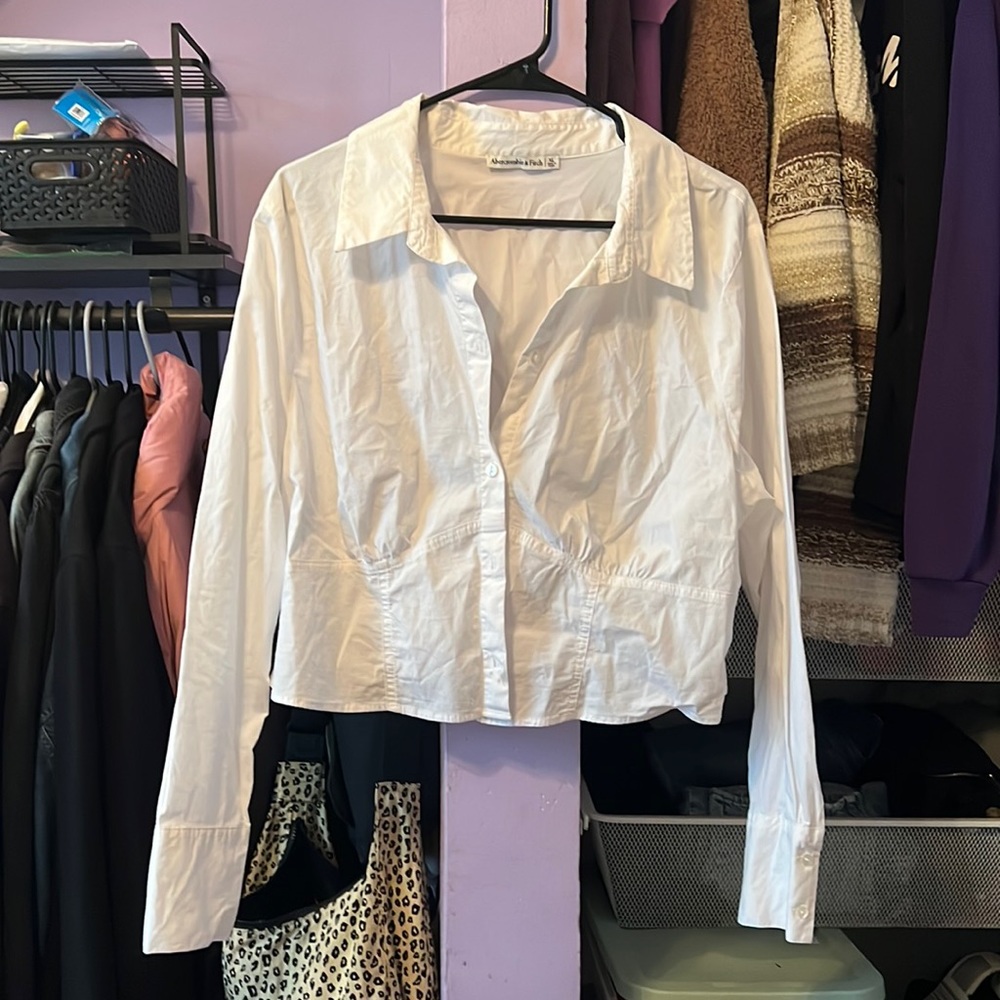 Abercrombie & Fitch Corset Style Button Up